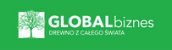 global_biznes_logotyp_białe_zielone_tło_hasło